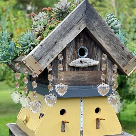 30pk Crystal Ornaments Christmas Tree Heart Acrylic Hanging Crystals Decor - Picture 4 of 5